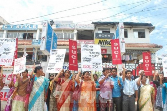AMC Property tax-2016  issue : â€˜Land value, facility in Big Cities and Agartala City have no resemblance !â€™  SUCI demands for cancelling AMC Notification 